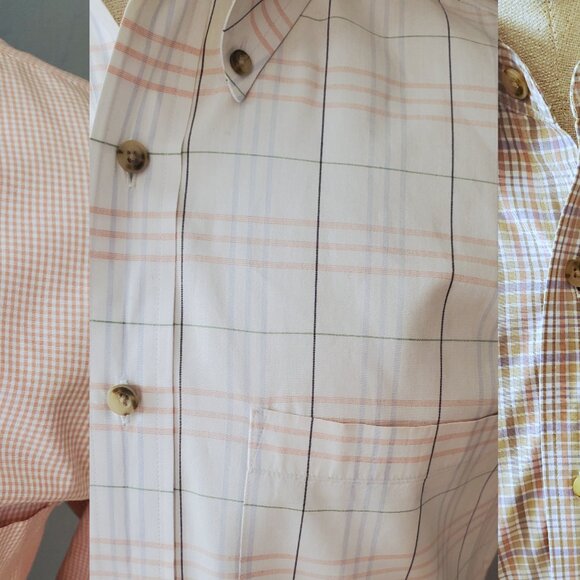 PENDLETON Button Down Dress Shirts/ Set of 3/ Size M - Picture 4 of 15